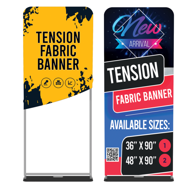 tension fabric stand